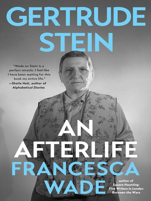 Cover image for Gertrude Stein